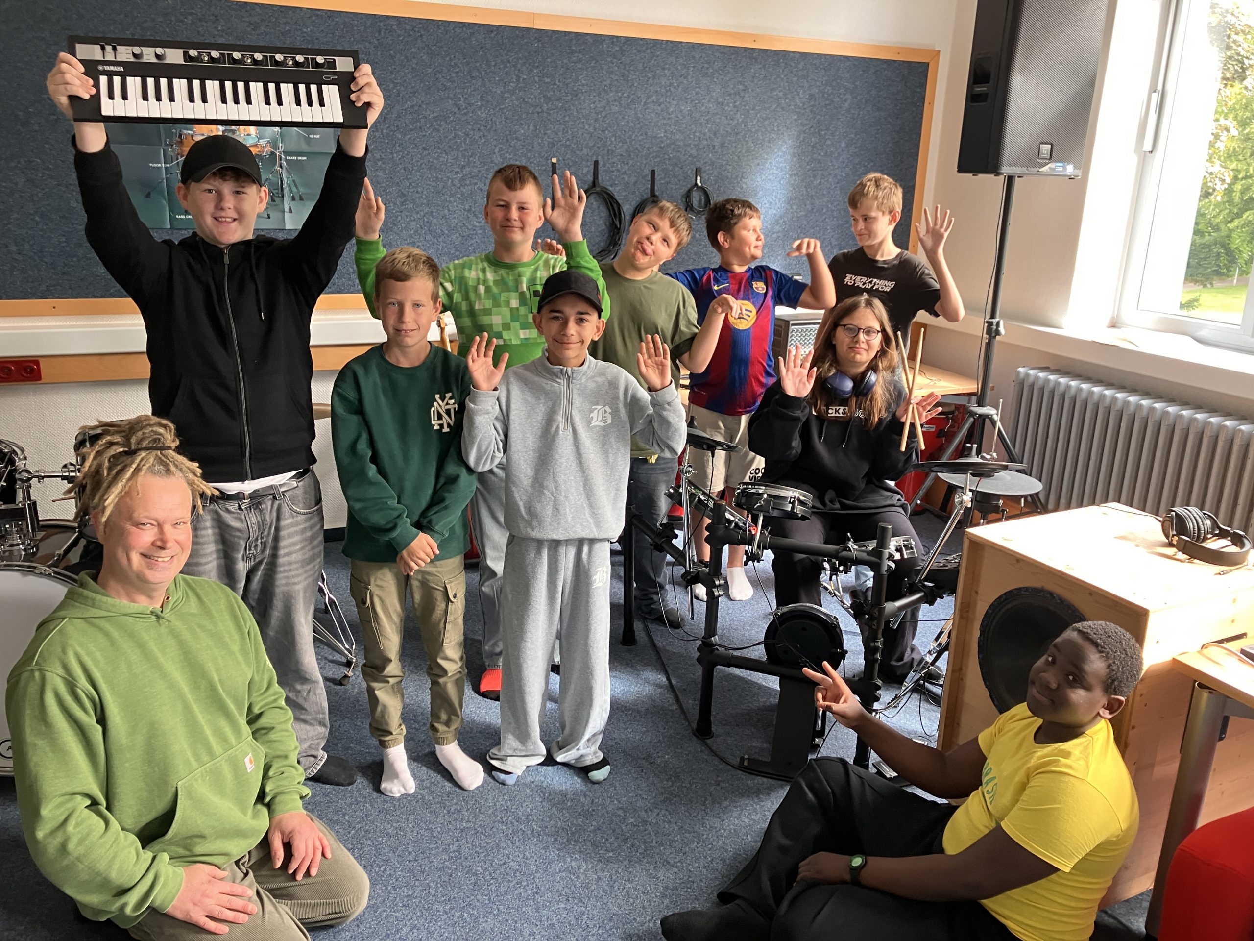 Musikalische Förderung – „Nachwuchs“ im Musikraum